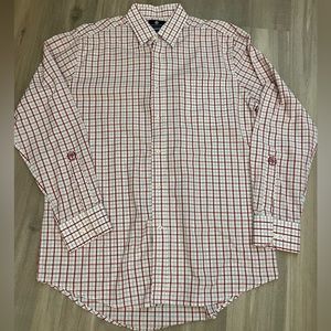 State Traditions weekend warrior men’s button down dress shirt size L large bama